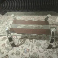 میز ناهارخوری ۸نفره برند چوب دقت و ۴عدد گل میز