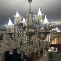 دو عدد لوستر بنز ۴شاخه ۸عدد لامپ خوره