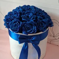 گل روبانی،دیوارکوب سفالی،شمع،آینه دستی