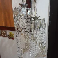 دو عدد لوستر الماسی|لوستر و چراغ آویز|گرگان, |دیوار