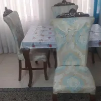 مبل هفت نفره ومیز نهار خوری چهار نفره  ومیز وسط|مبلمان خانگی و میز عسلی|کرج, گلشهر|دیوار