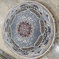 فرش گرد ۱۵۰ در ۱۵۰ سبز شانه ۷۰۰ و ۱۲۰۰ اصلی|فرش|مشهد, امیر|دیوار