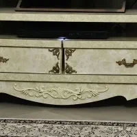 میز تی وی چوبی طرح مرمر