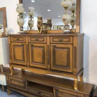 ست میز تلویزیون و آیینه کنسول (مبلمان چیدمان)