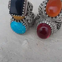 انگشتر نقره ساعت و چاقو|زیورآلات و اکسسوری|بهار, |دیوار