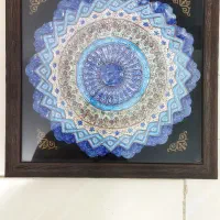 بشقاب میناکاری 30 سانتی