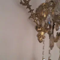دوعدد دیوارکوب برنززیبا|لوستر و چراغ آویز|تهران, شهرک ولیعصر شمالی|دیوار