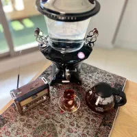 سماور شیشه ای به همراه قوری مدل4444
