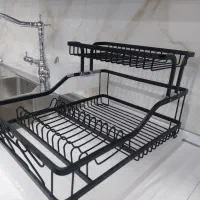 جای ظرفی دوطبقه همراه با جا قاشقی وسینی آب گیر|آبچکان و نظمدهنده ظروف|بندر امام خمینی, |دیوار