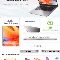 فروش لپتاپ 14 Xiaomi RedmiBook Pro تمیز|رایانه همراه|تهران, میدان ولیعصر|دیوار