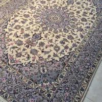 یک جفت فرش ۶ متری دستباف گل ابریشم اردکان