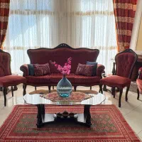 فروش ویژه مبلمان ۹ نفره استیل طرح کلاسیک
