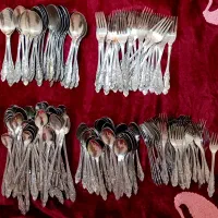 قاشق چنگال قدیمی ژاپنی طرح تیبلمات