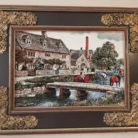 تابلو فرش منظره