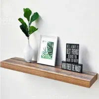 شلف چوبی و MDF طبقه پایه دیواری|کتابخانه، شلف، قفسههای دیواری|تهران, فردوسی|دیوار