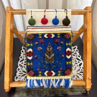 تابلو فرش دست بافت با دار دست ساز