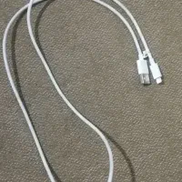 کابل شارژ ایفون ۱۳ اصلی فس شارژ.یک عدد هدفون