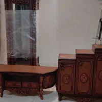 سرویس میز تیوی و بوفه و جا کفشی در حد نو