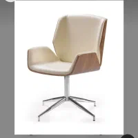 صندلی اداری/ترکیب چوبی و چرم