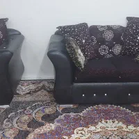 مبلمان راحتی چرم همراه عسلی|مبلمان خانگی و میز عسلی|فردیس, شهرک وحدت|دیوار