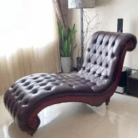 مبل لانژ تمام چرم وارداتی
