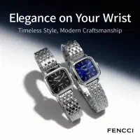 ساعت فنسی زنانه/قیمت مناسب&ساعت مربع/کادویی/