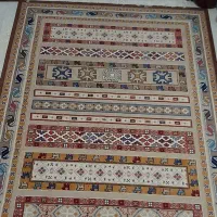 فرش ۴ متری ماشینی طرح سنتی کاملا سالم