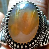 انگشتر یاقوت کهنه... خط کهنه عقیق طوقدار|جواهرات|اسلامشهر, زرافشان|دیوار