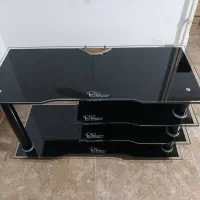 میز تلوزیون شیشه ای