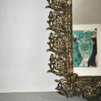 آینه ی فلزی بسیار شیک|آینه|نجف‌آباد, فرخی|دیوار
