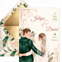 کارت دعوت عروسی دیجیتال لاکچری و اختصاصی(اقتصادی)