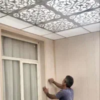 سقف حیاط خلوت،سقف ودیوار کاذب سایبان ساندوچ پانل|خدمات پیشه و مهارت|تهران, تهرانپارس شرقی|دیوار