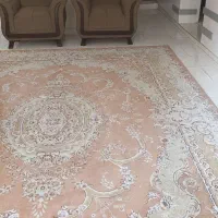 فرش ۱۲ متری کرم رنگ...تمیز