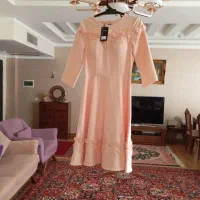 پیراهن گلبهی دخترانه سایز۳۶-۳۸