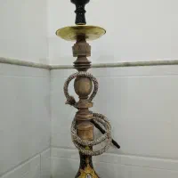 قلیان چوب گردو ۲سیب رنگ خاص