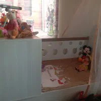 سرویس خواب تخت کودک و نوجوان در حد نو|تخت و سرویس خواب|ری, علایین|دیوار