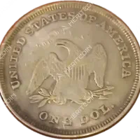 سکه یک دلار آمریکا ضرب اول و ۹۰درصد نقره|کلکسیون سکه، تمبر، اسکناس|کرج, برغان|دیوار