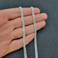 زنجیر نقره مردانه ایتالیایی کارتیه دوبل (گردنبند)|جواهرات|تهران, گیشا|دیوار
