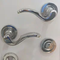 دستگیره رزت زیتونی وکروم|مصالح و تجهیزات ساختمان|خمام, |دیوار