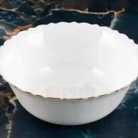 کاسه و ظروف لب طلایی
