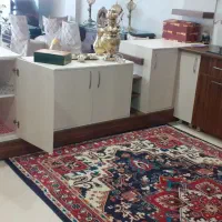 کابینت ام دی اف همراه گاز و هود و سینک