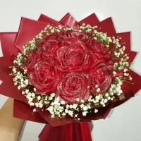 گل رز ربانی ماندگار|صنایع دستی و سایر لوازم تزئینی|رشت, حومه رشت|دیوار