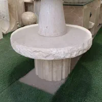 جلو مبلی سنگی گرد،میز عسلی سنگی،ناهارخوری سنگی|مبلمان خانگی و میز عسلی|تهران, شهرک بعثت|دیوار
