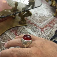 انگشتر عقیق یمنی سرخ|جواهرات|تهران, حصارک|دیوار