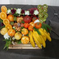 میوه ارایی شب یلدا و بله برون .خنچه چادر و لباس