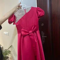 پیراهن زیبا قد مدی ساتن