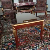 مبل ناهارخوری برلیان استیل آنتیک لوستر ایتالیا|مبلمان خانگی و میز عسلی|تهران, صادقیه|دیوار