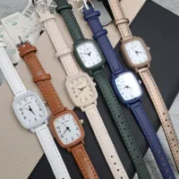 دخترانه/زنانه ترند کیوت مستطیلی بند چرم خیلی خوشگل