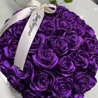 باکس گل بنفش 55 شاخه|گل مصنوعی|تهران, جی|دیوار