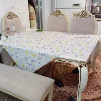 مبل نیمه استیل نه و غذا خوری شش نفره|مبلمان خانگی و میز عسلی|گرگان, |دیوار